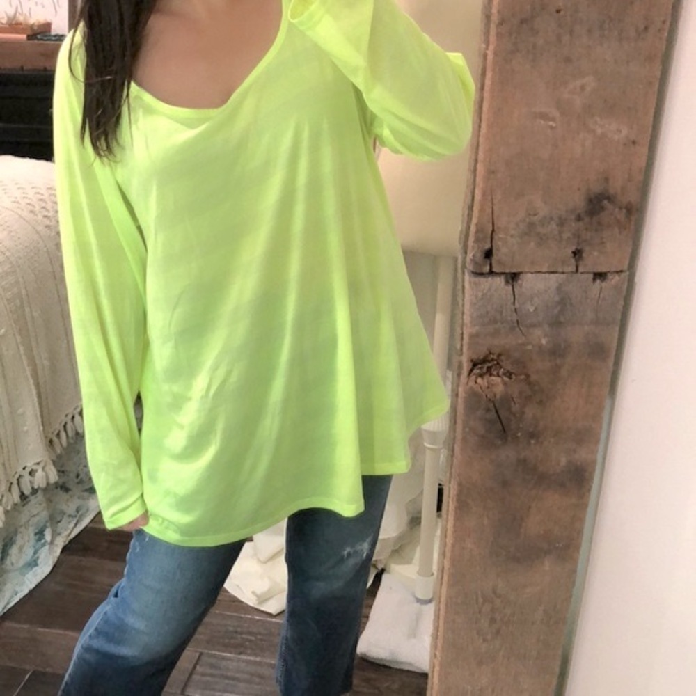 Torrid Active neon yellow green top size 3X